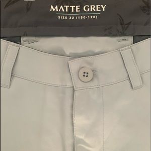 Matte Grey men’s golf pants